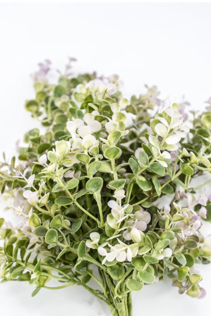 Purple Plastic Eucalyptus Bush - 17" - Greenery Market65467-PU