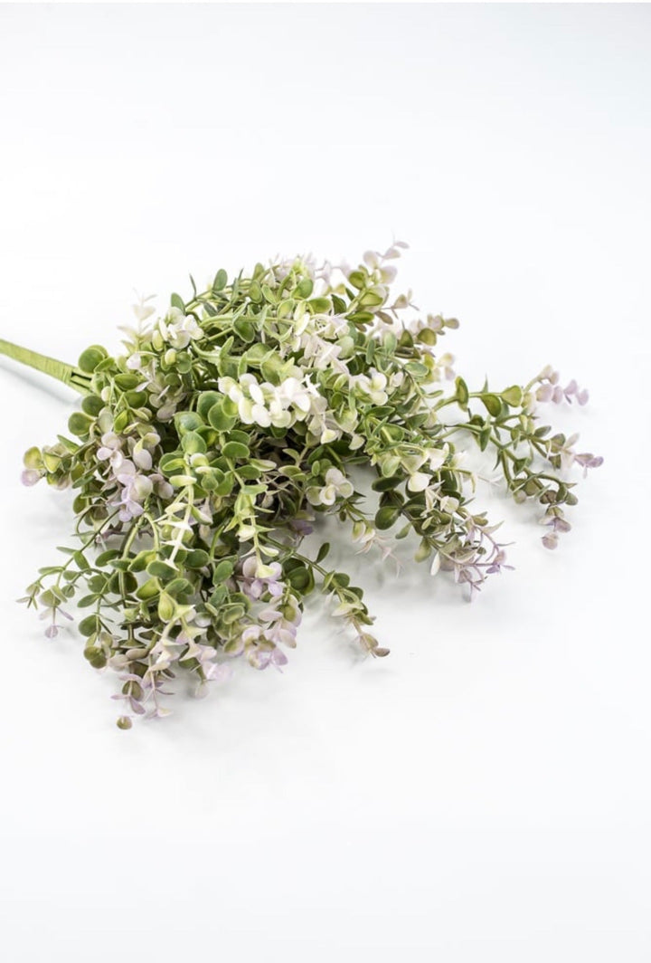Purple Plastic Eucalyptus Bush - 17" - Greenery Market65467-PU