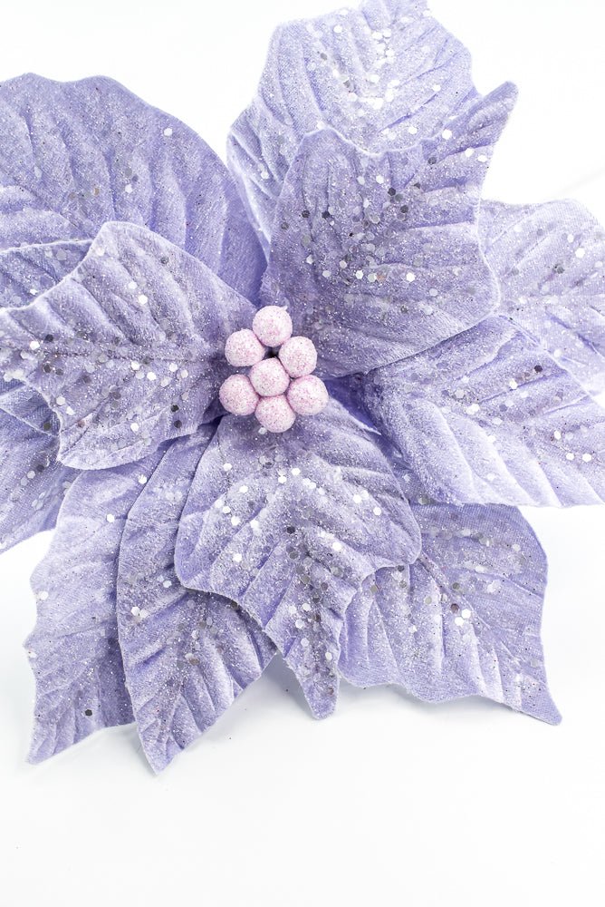 Purple Poinsettia Stem - Greenery Market86319PU