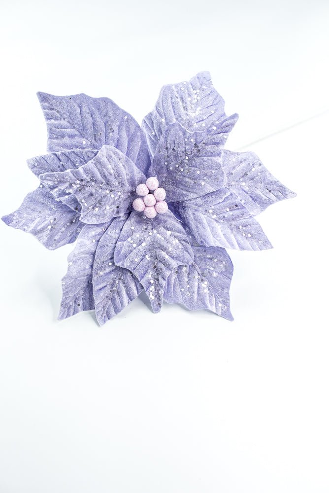 Purple Poinsettia Stem - Greenery Market86319PU