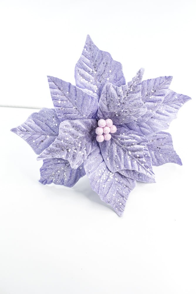 Purple Poinsettia Stem - Greenery Market86319PU