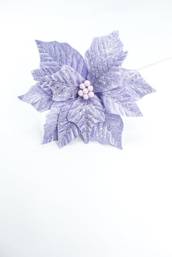 Purple Poinsettia Stem - Greenery Market86319PU