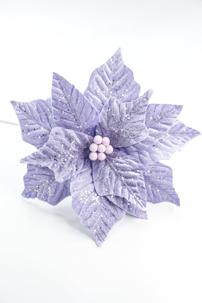Purple Poinsettia Stem - Greenery Market86319PU