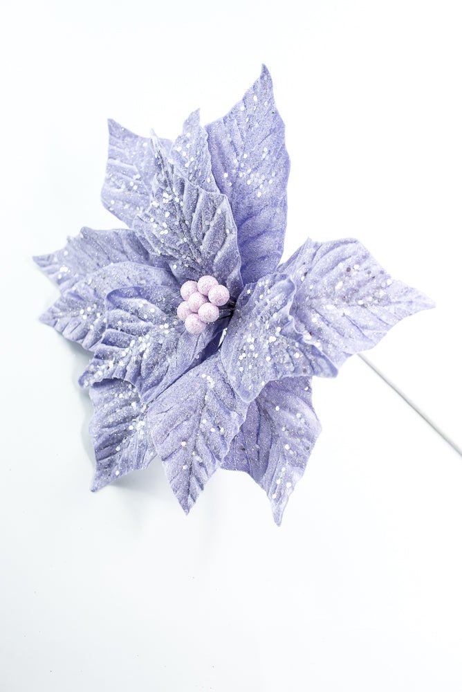 Purple Poinsettia Stem - Greenery Market86319PU