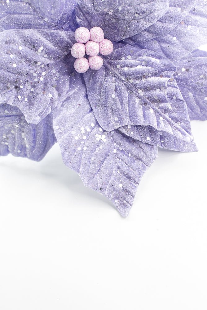 Purple Poinsettia Stem - Greenery Market86319PU