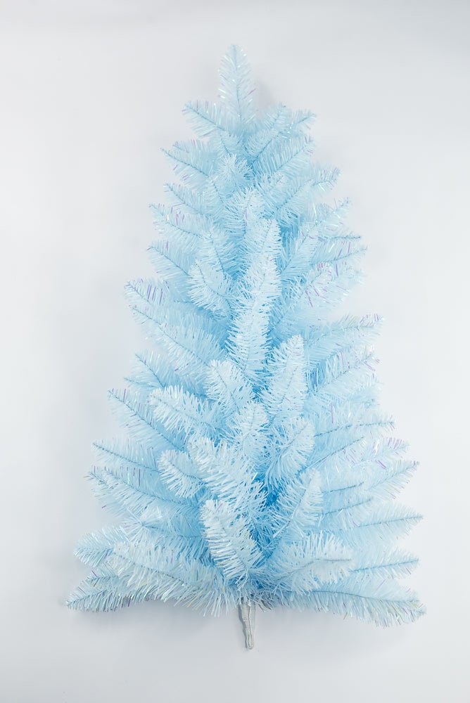 PVC Blue Tinsel Teardrop Swag - 30" - Greenery MarketArtificial Flora85880-BL