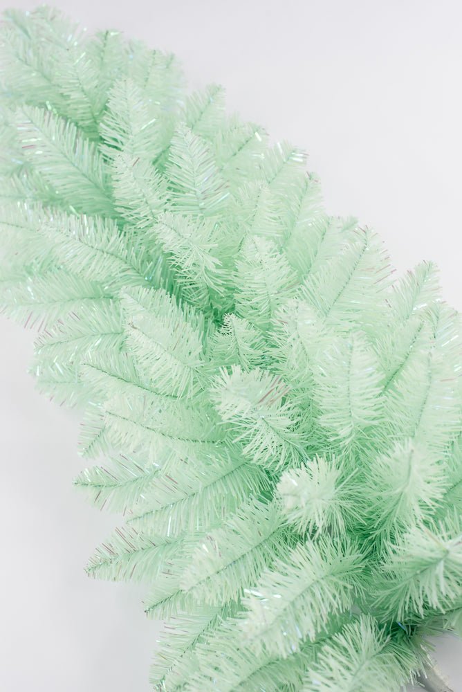PVC Green Tinsel Teardrop Swag - 30" - Greenery MarketArtificial Flora85880-GN