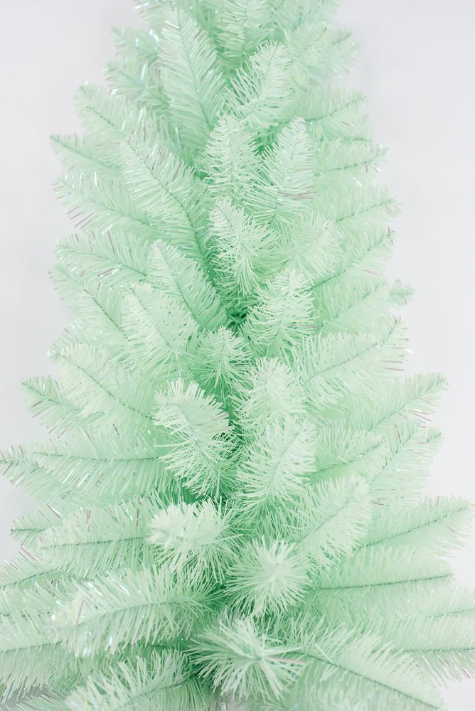 PVC Green Tinsel Teardrop Swag - 30" - Greenery MarketArtificial Flora85880-GN