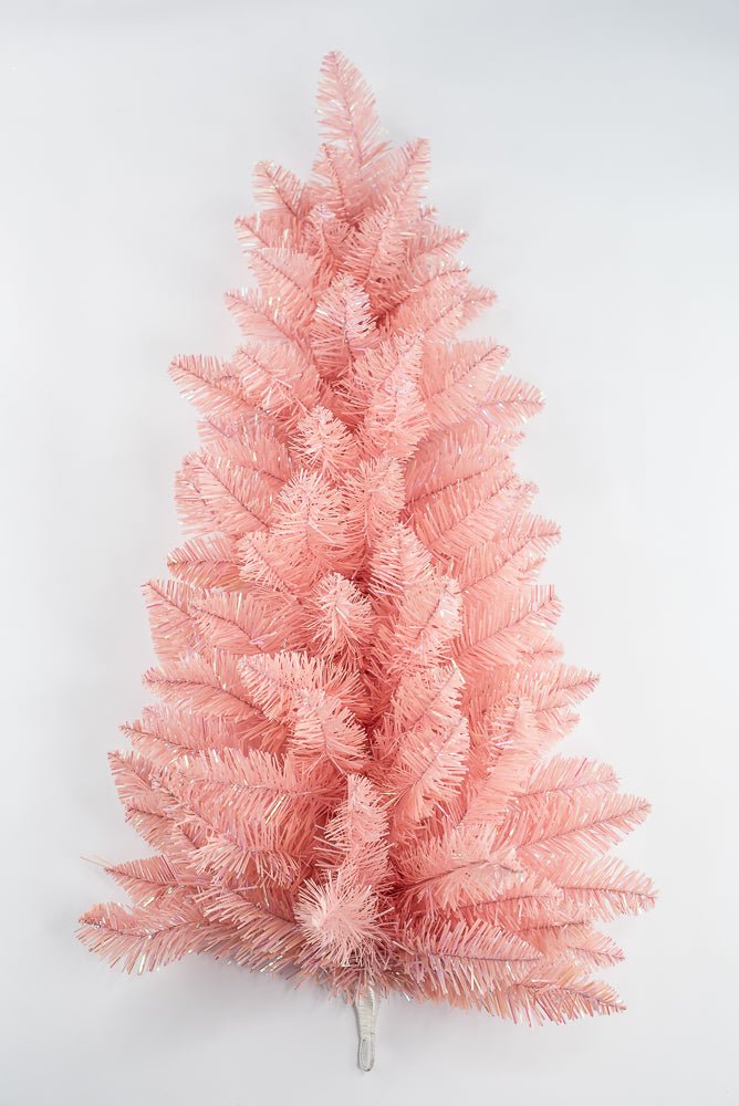 PVC Pink Pine Tinsel Teardrop Swag Base - 30" - Greenery MarketArtificial Flora85880-PK