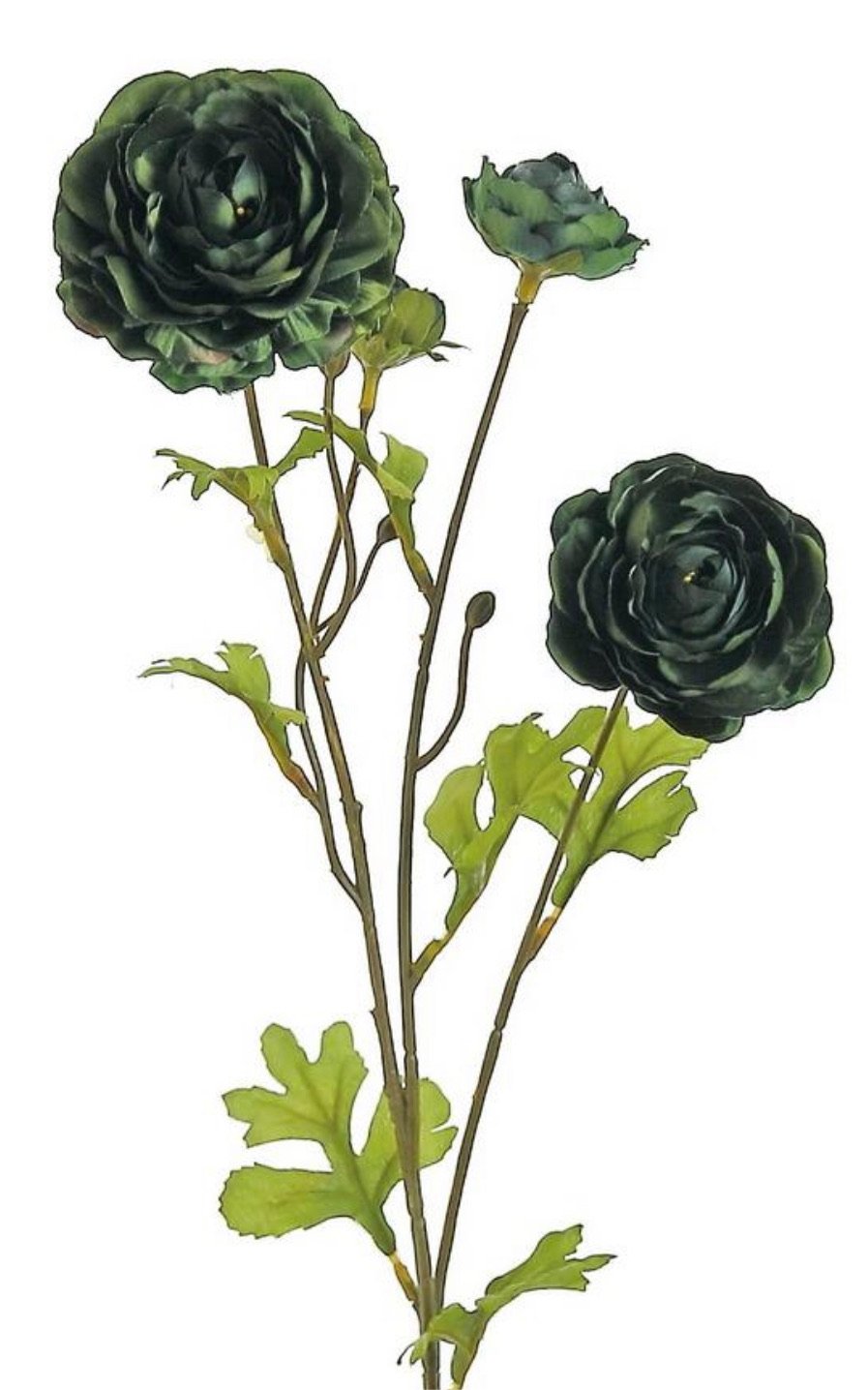 Ranunculus spray - emerald green - Greenery Marketartificial flowers4987-EM