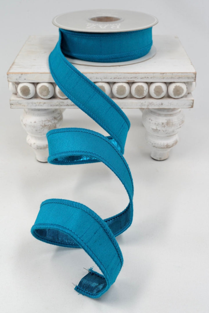 RAZ Imports Blue Wired Ribbon - 1" - Greenery MarketWired RibbonSR4527837