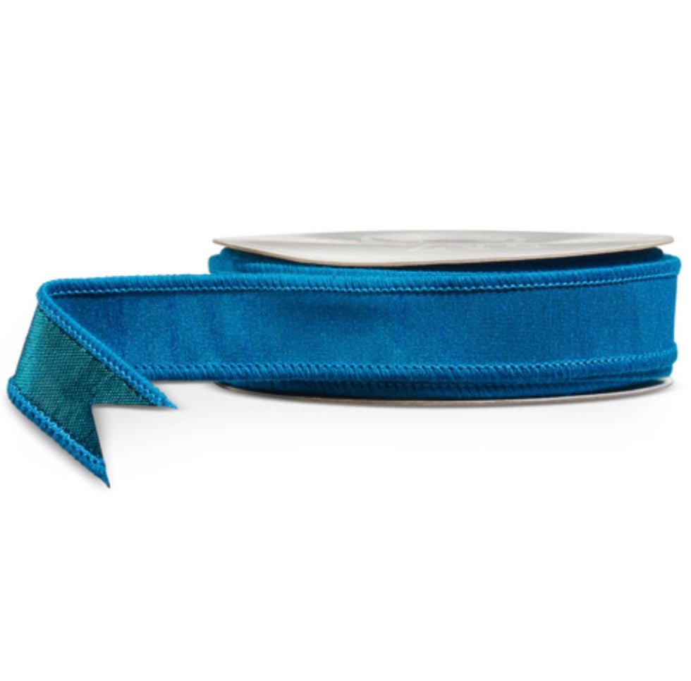 RAZ Imports Blue Wired Ribbon - 1" - Greenery MarketWired RibbonSR4527837