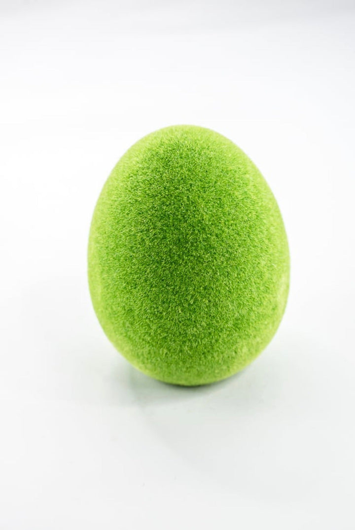 RAZ imports Bright Flocked Egg - 5.5" - Choose Color - Greenery Market4516187GREEN