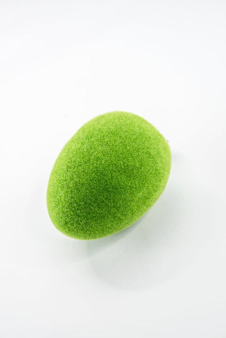 RAZ imports Bright Flocked Egg - 5.5" - Choose Color - Greenery Market4516187GREEN