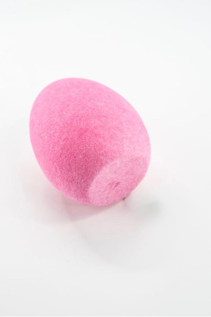 RAZ imports Bright Flocked Egg - 5.5" - Choose Color - Greenery Market4516187PINK