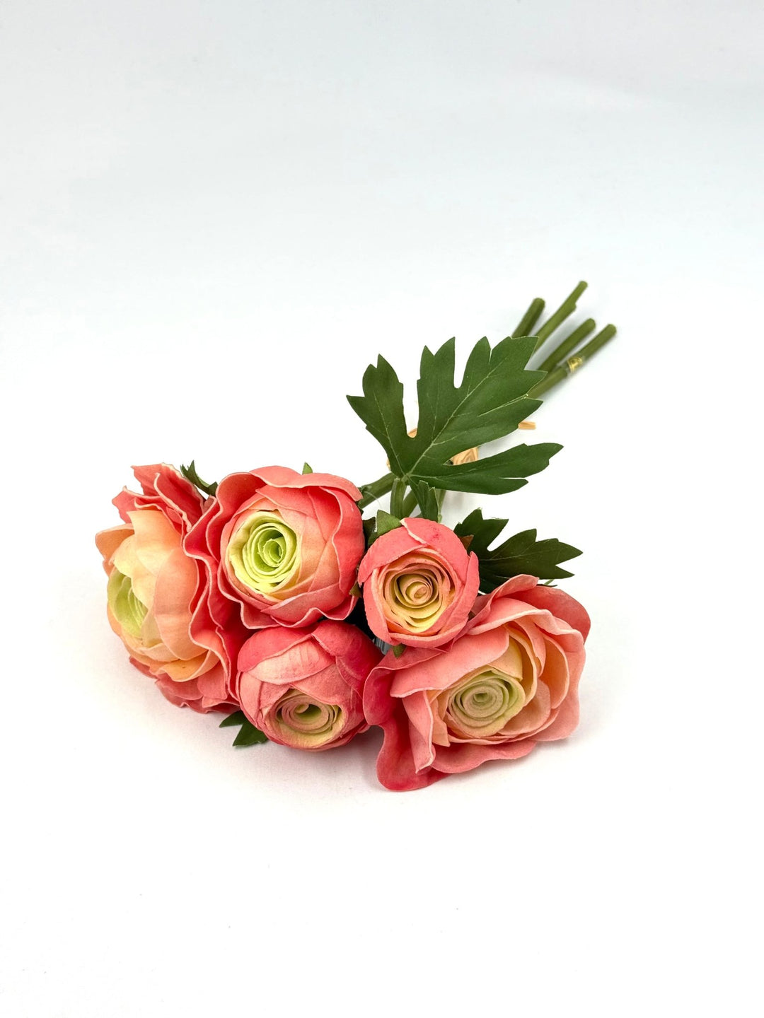 RAZ Imports Coral Real Touch Ranunculus Bundle - 11" - Greenery MarketF4602271