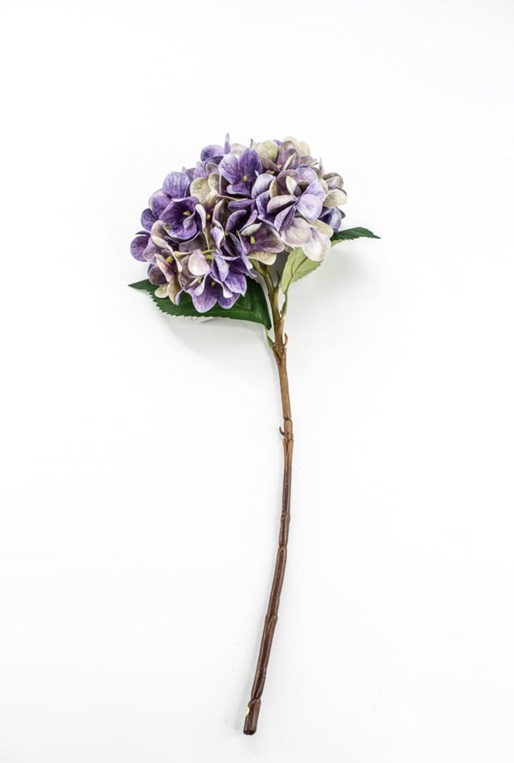Raz Imports Dark Purple Hydrangea Stem - 18" - Greenery MarketF4602198