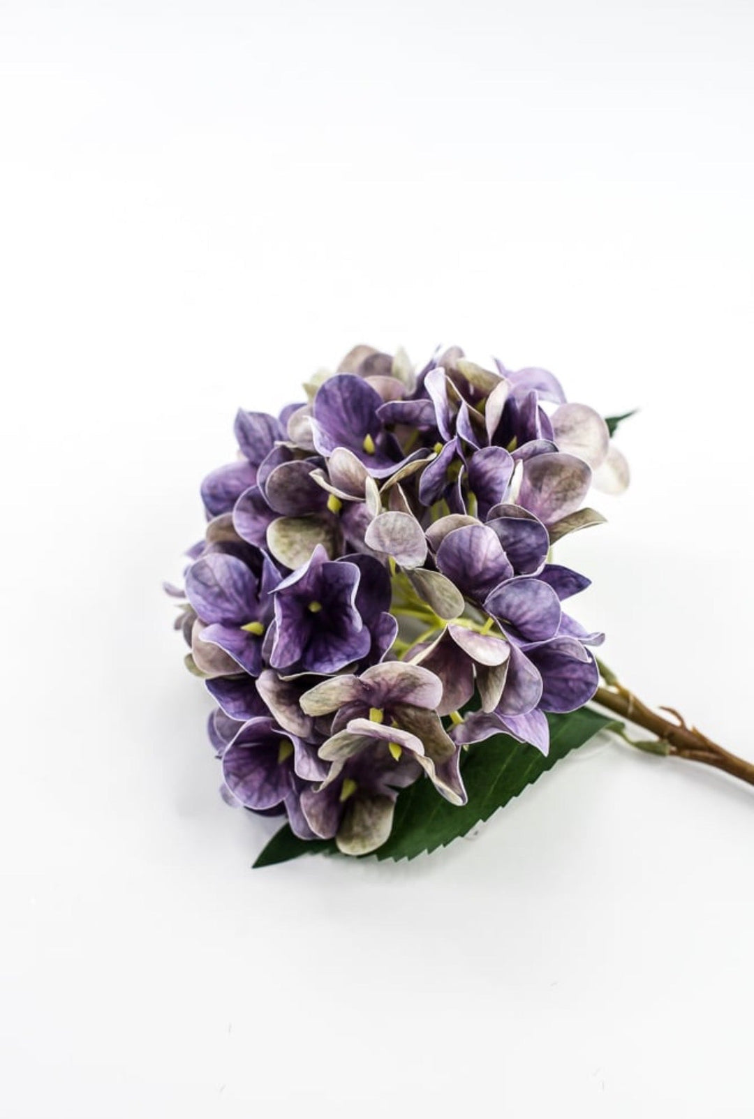 Raz Imports Dark Purple Hydrangea Stem - 18" - Greenery MarketF4602198