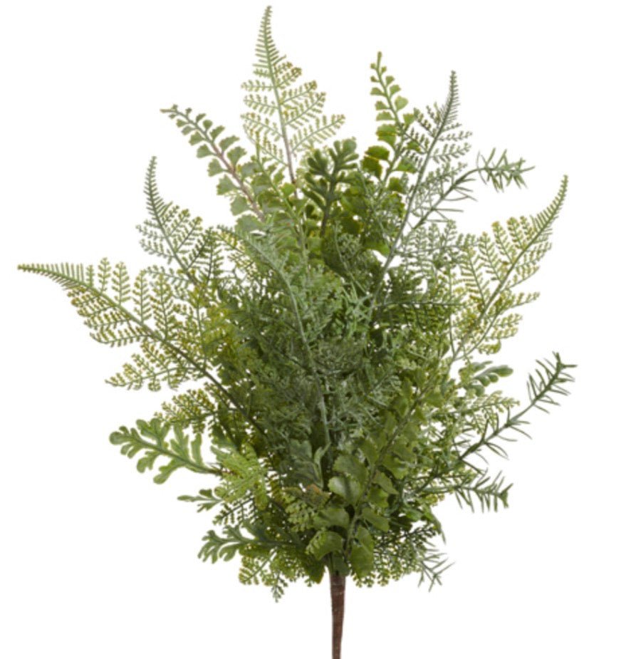 RAZ imports, Dusty Green Fern Bush - 21" - Greenery MarketF4602124