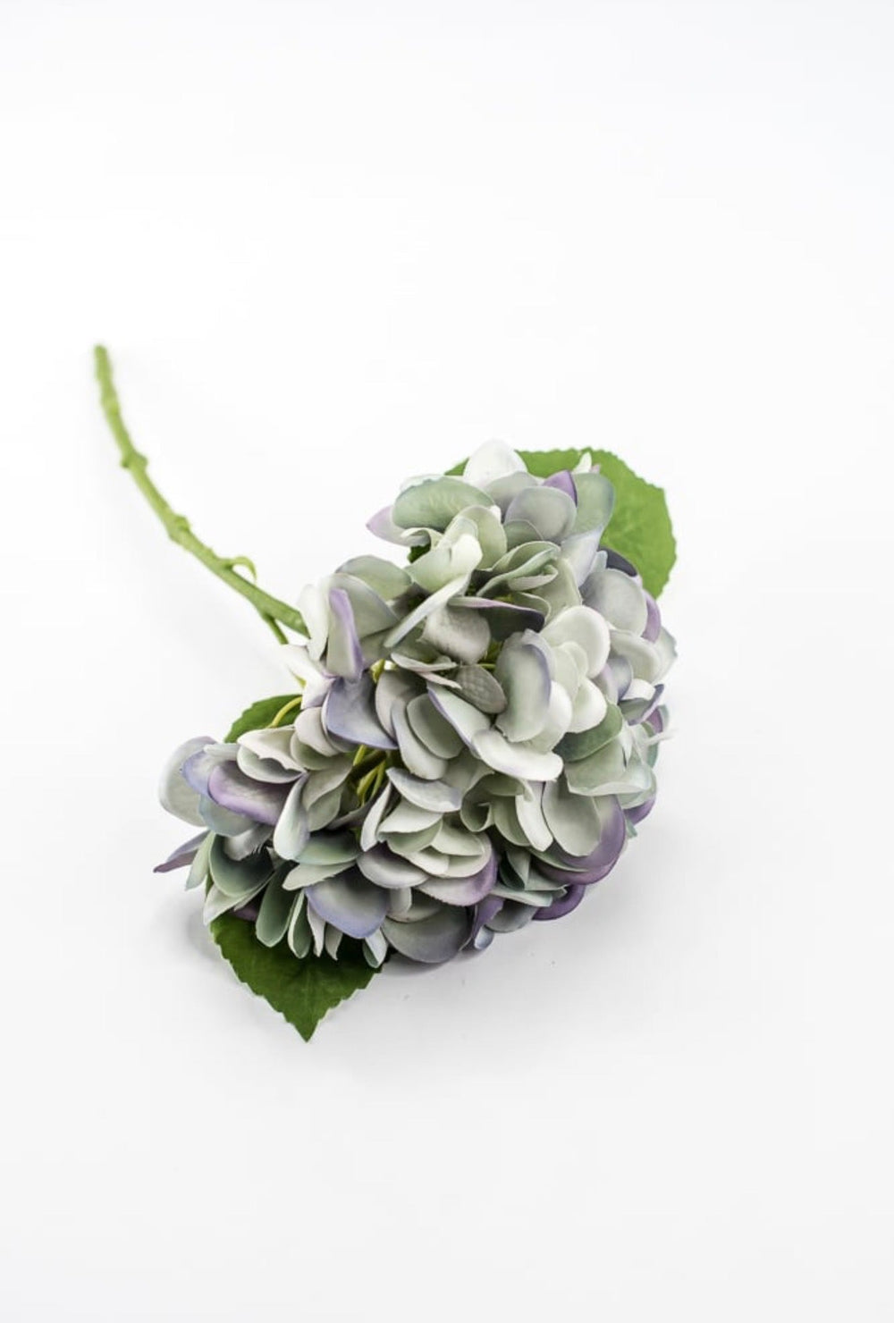 RAZ Imports, Green & Purple Real Touch Hydrangea Stem - 13" - Greenery MarketF4441780