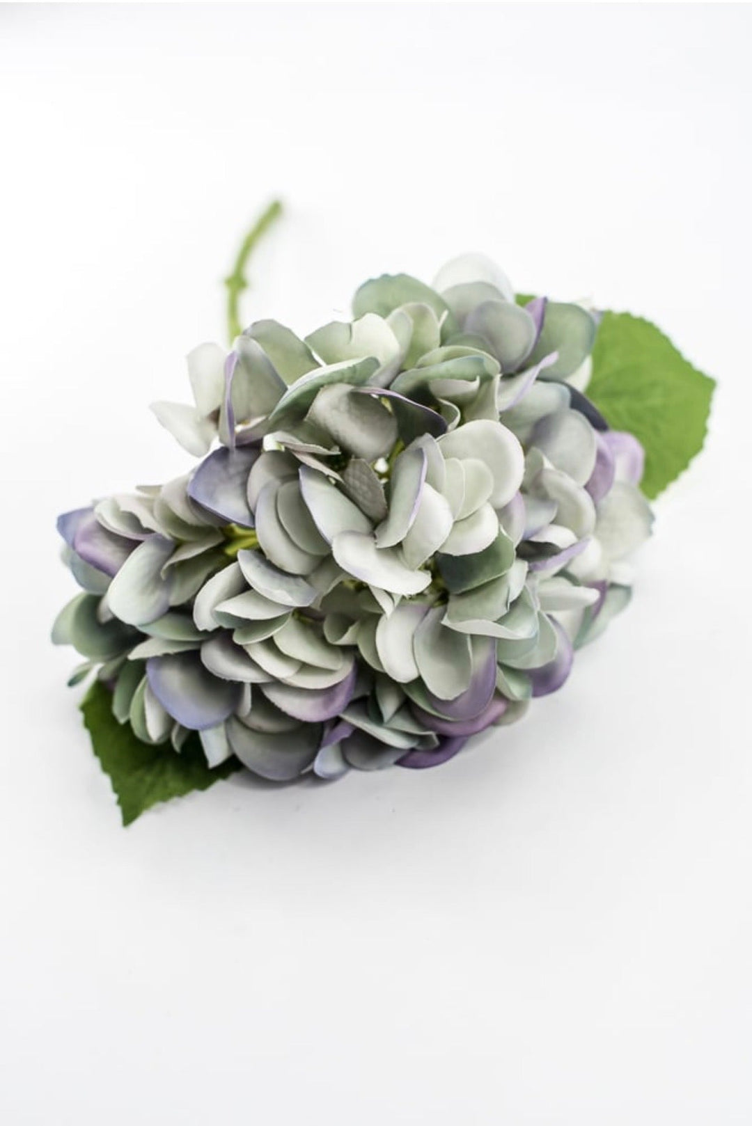 RAZ Imports, Green & Purple Real Touch Hydrangea Stem - 13" - Greenery MarketF4441780