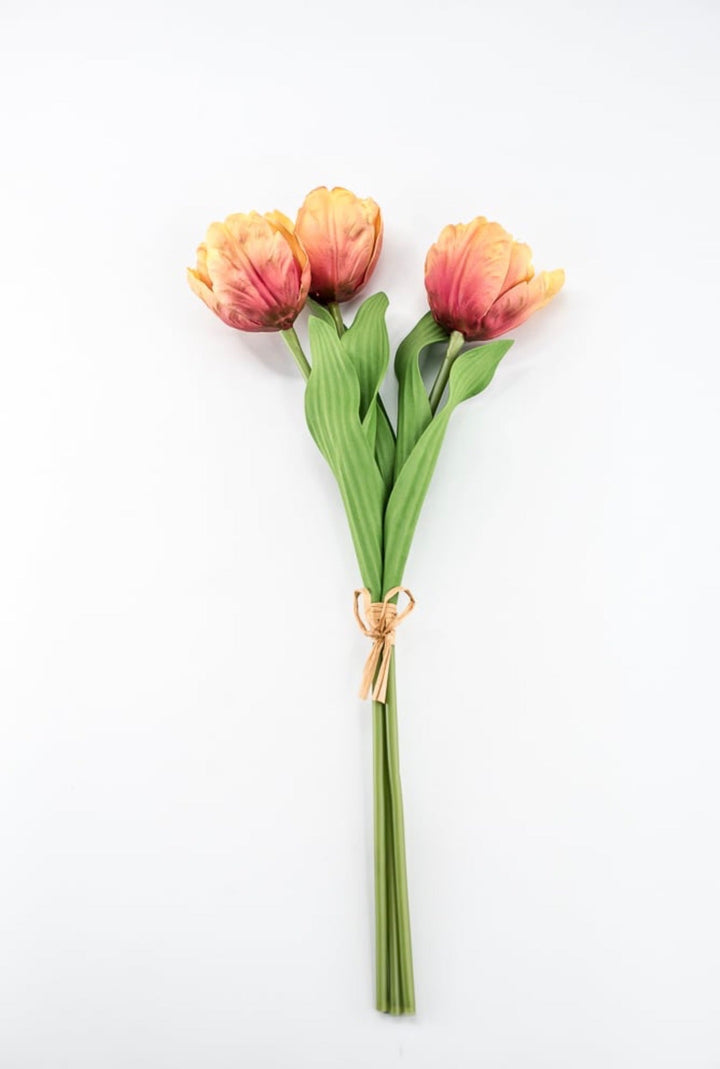 Raz Imports Orange Tulip Bundle - 18" - Greenery MarketF4502138