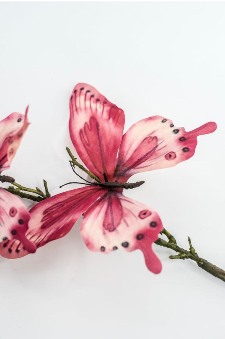 RAZ Imports Pink Butterfly Spray - 32" Choose color - Greenery MarketF4622657Dark Pink