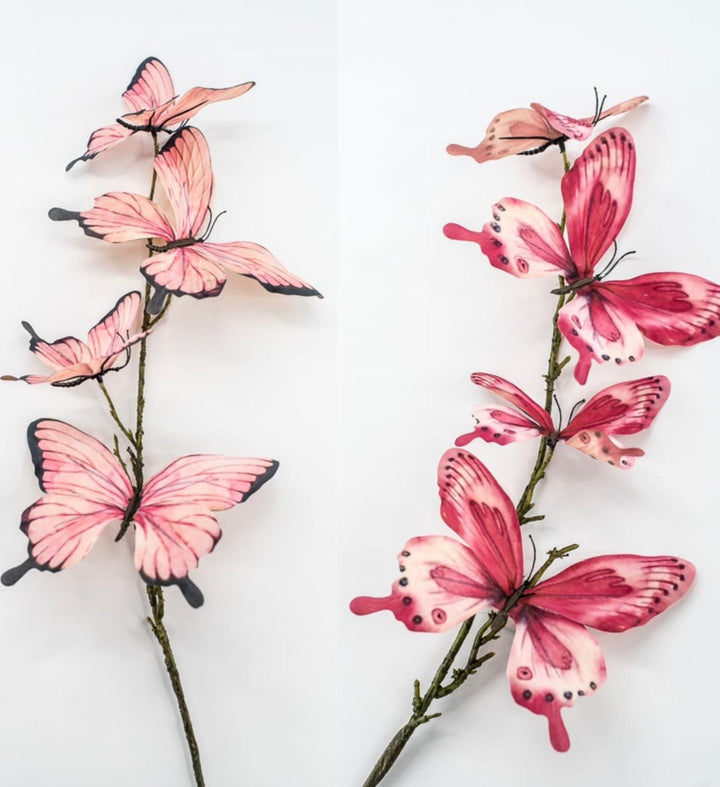 RAZ Imports Pink Butterfly Spray - 32" Choose color - Greenery MarketF4622657Light Pink