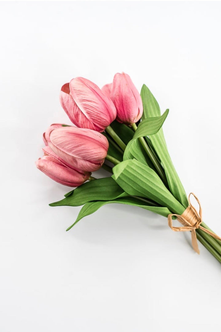 RAZ imports Pink Tulip Bundle - 12" - Greenery MarketF4502126