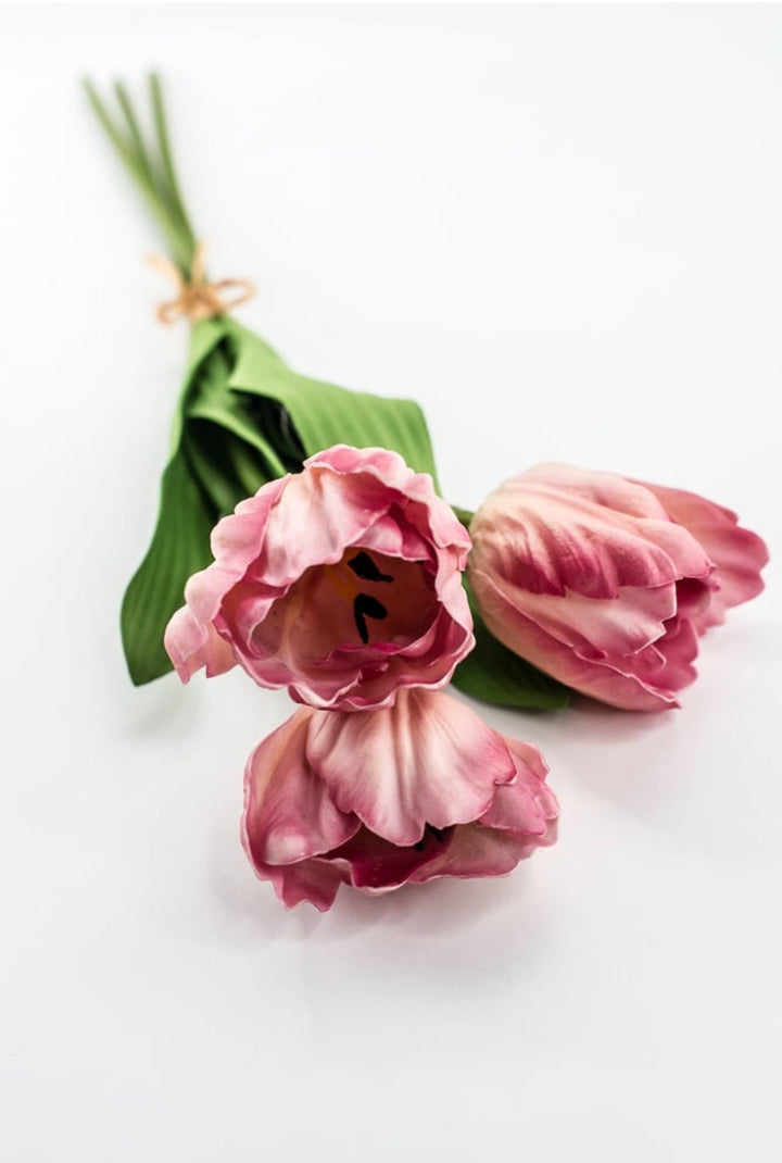 Raz imports Pink Tulip Bundle - 18" - Greenery MarketF4502137