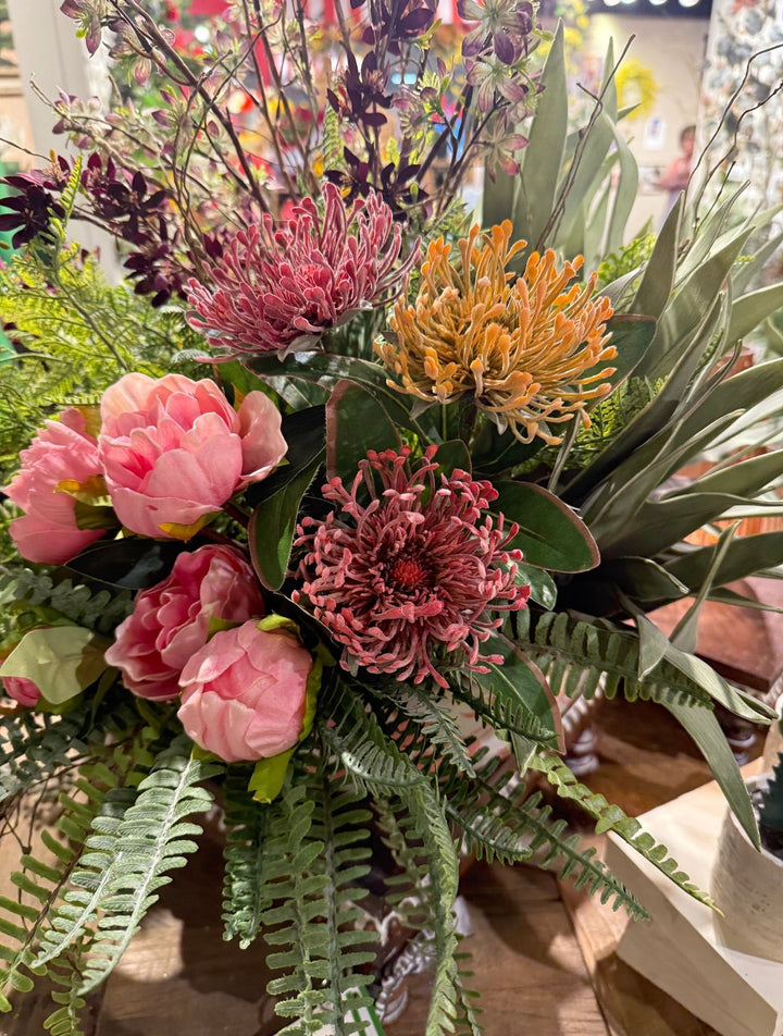 Raz Imports Protea Stem - 18" Choose Color - Greenery MarketF4602251 Light Pink