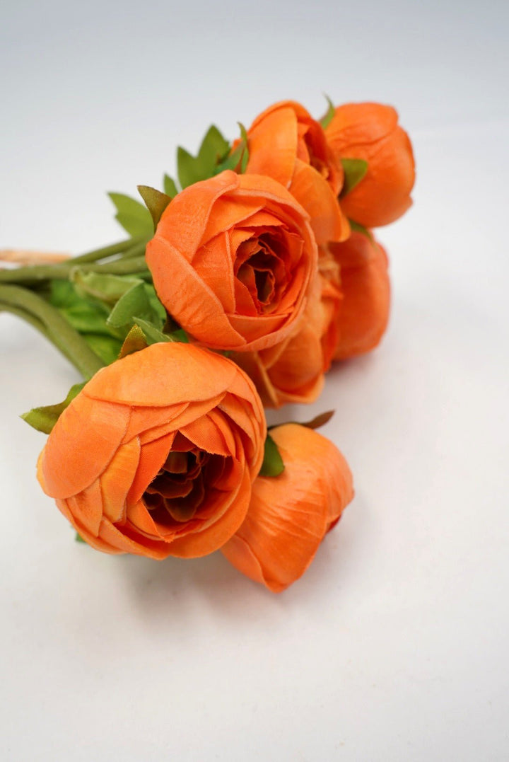 Raz Imports Soft Touch Ranunculus Bundle - 11" Choose Color - Greenery MarketF4402014 Dark Pink