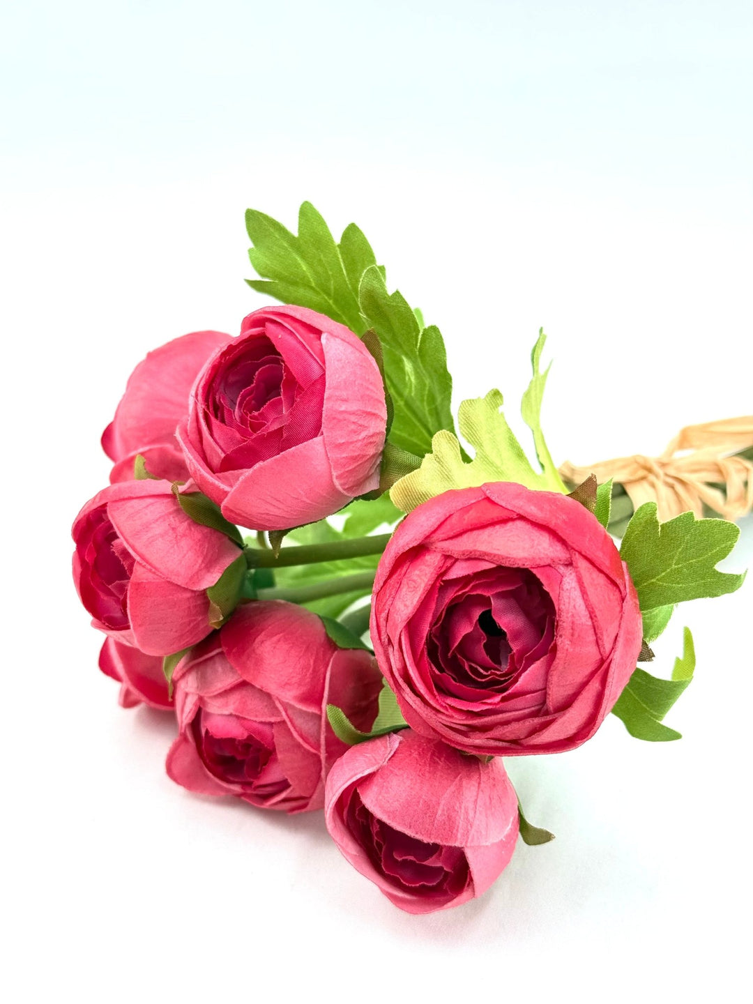 Raz Imports Soft Touch Ranunculus Bundle - 11" Choose Color - Greenery MarketF4402014 Dark Pink