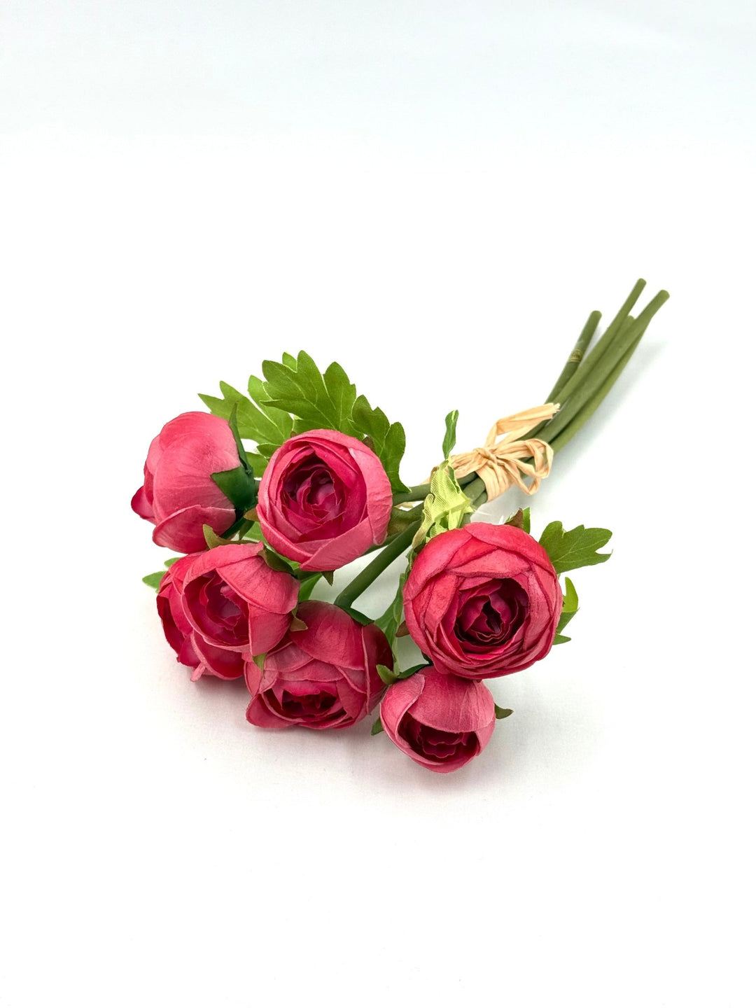 Raz Imports Soft Touch Ranunculus Bundle - 11" Choose Color - Greenery MarketF4402014 Dark Pink