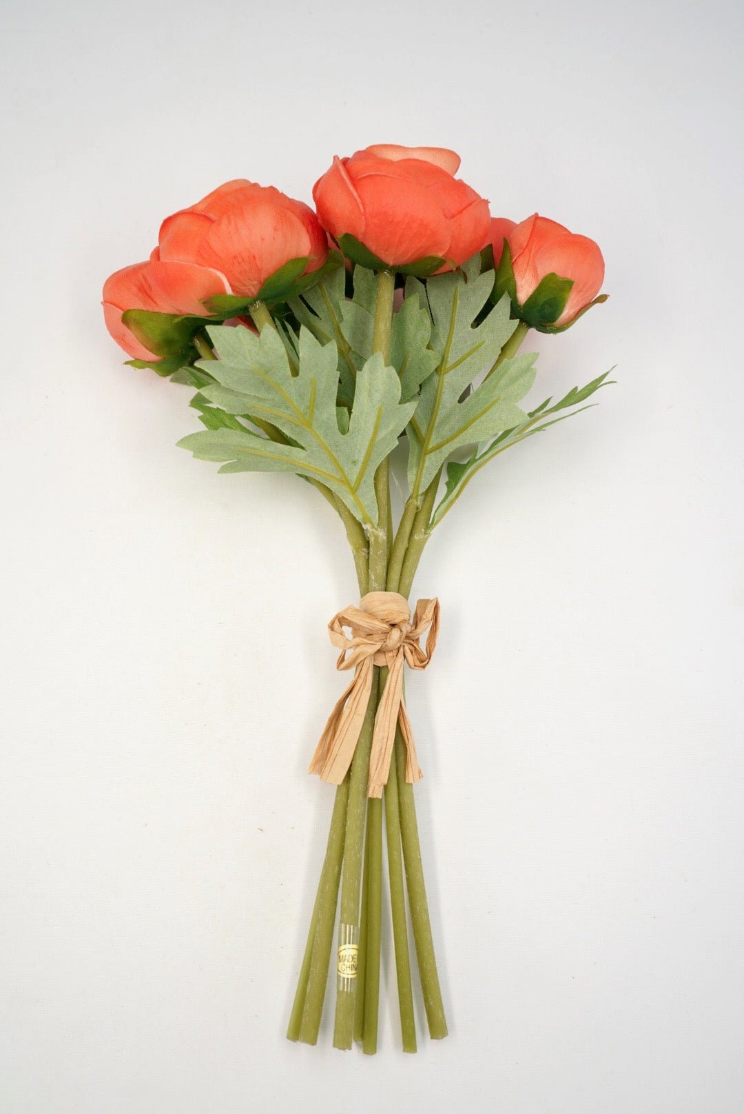 Raz Imports Soft Touch Ranunculus Bundle - 11" Choose Color - Greenery MarketF4402014 Red