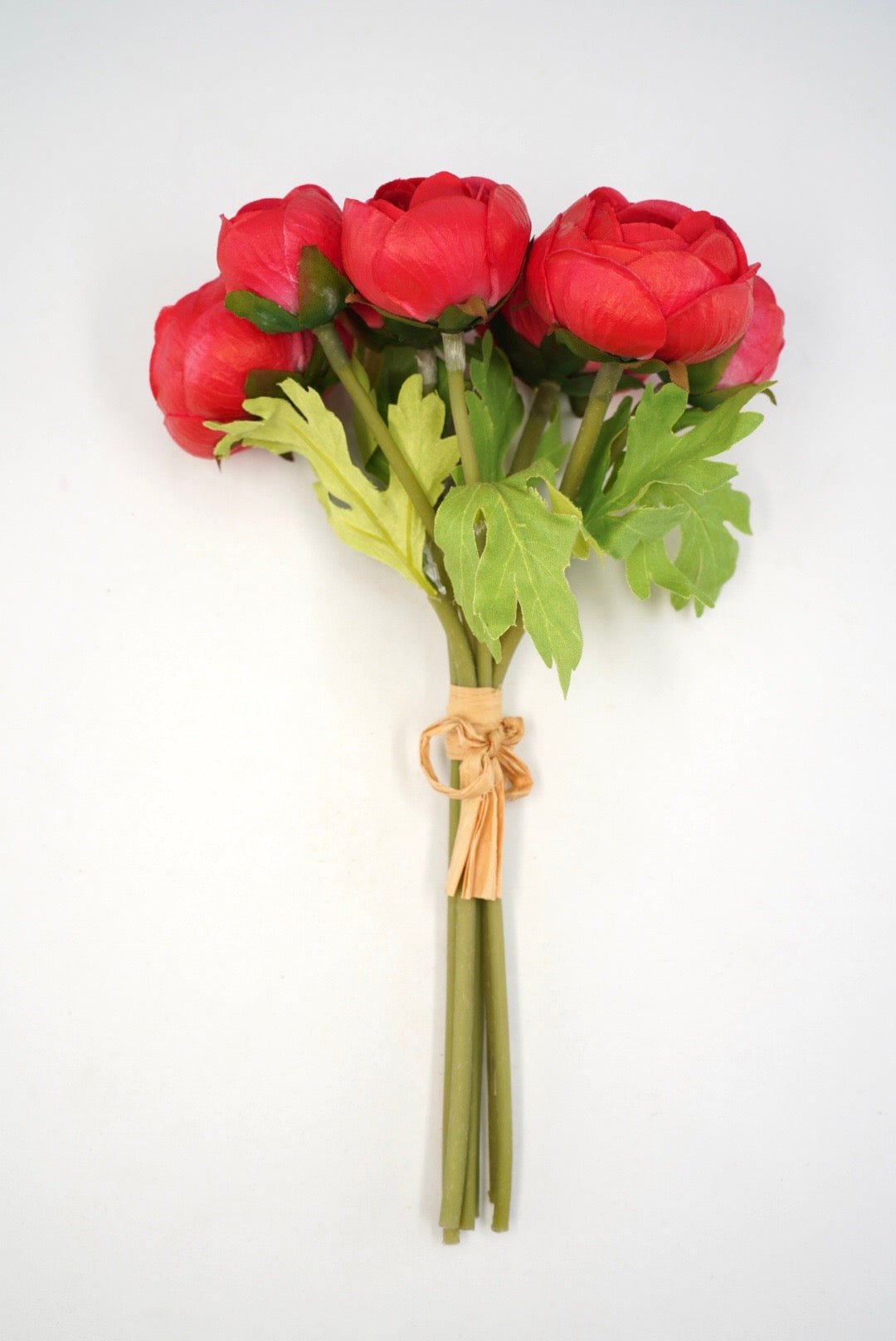 Raz Imports Soft Touch Ranunculus Bundle - 11" Choose Color - Greenery MarketF4402014 Red