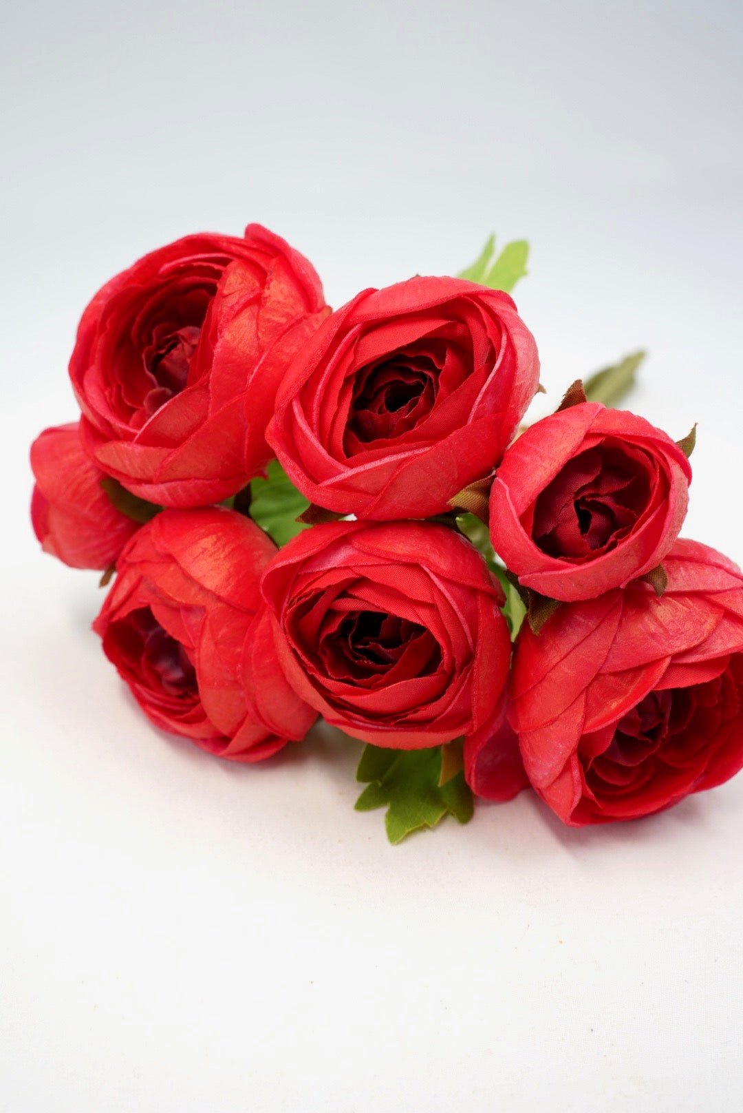 Raz Imports Soft Touch Ranunculus Bundle - 11" Choose Color - Greenery MarketF4402014 Red