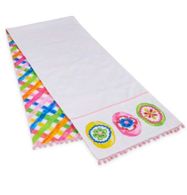 Raz imports Sweet Weave Reversible Table Runner - 72" - Greenery Market4656021