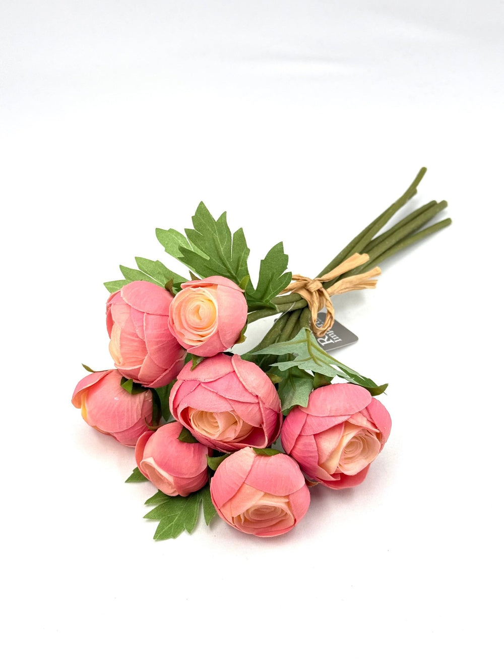 Real Touch Ranunculus Bundle - 11" Choose Color - Greenery MarketF4202004 Dark Pink