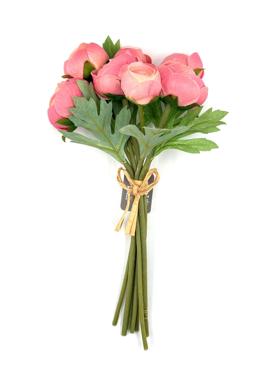 Real Touch Ranunculus Bundle - 11" Choose Color - Greenery MarketF4202004 Dark Pink