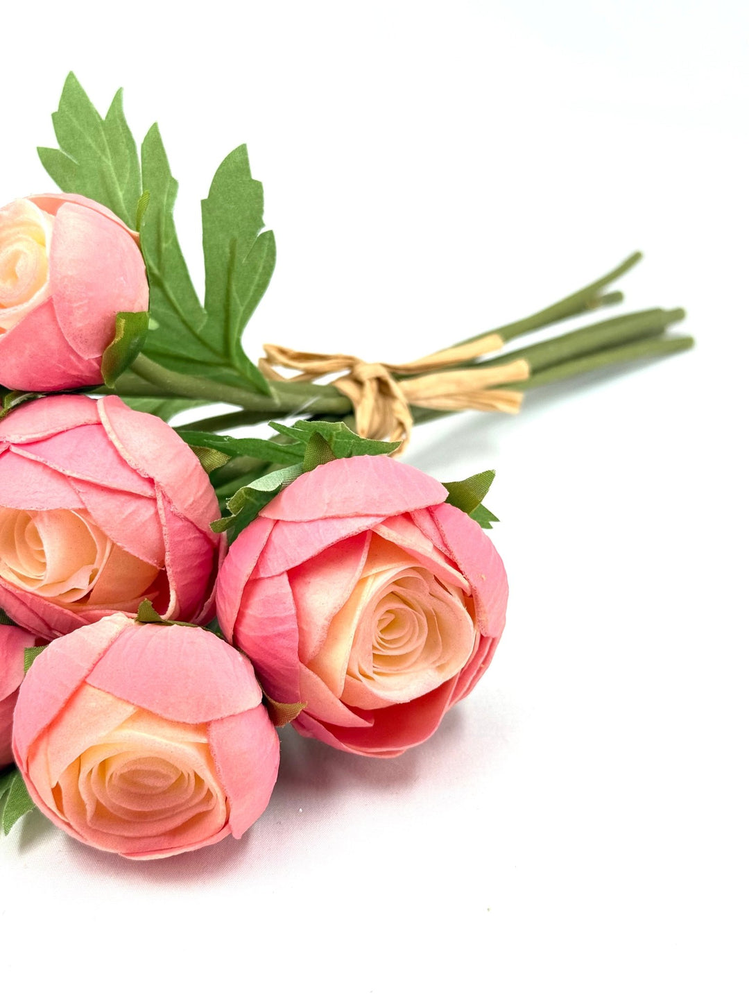 Real Touch Ranunculus Bundle - 11" Choose Color - Greenery MarketF4202004 Dark Pink