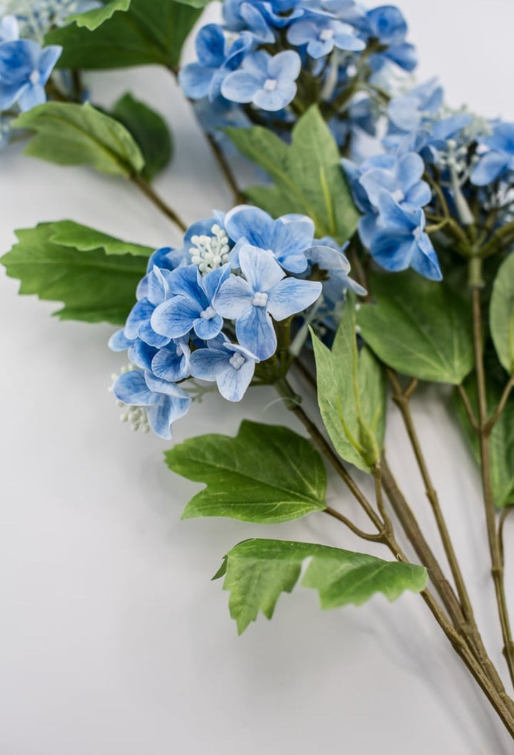 Real touch, snowball hydrangea spray - blue - Greenery Market21114-BL