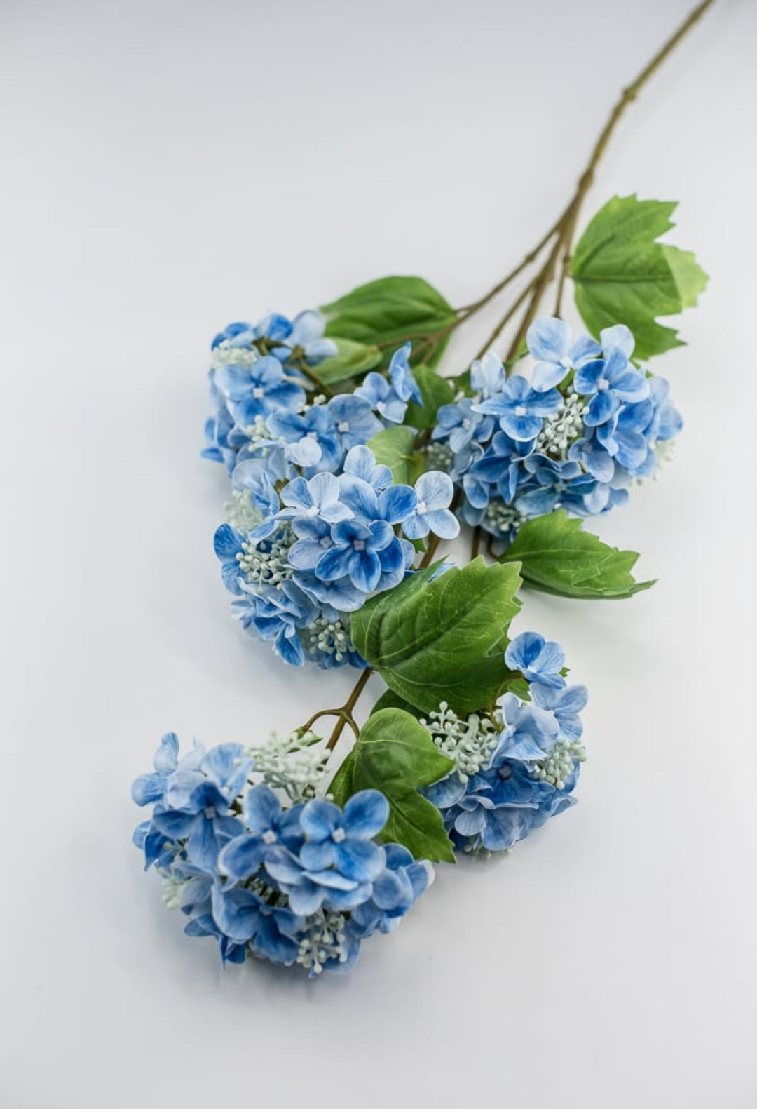 Real touch, snowball hydrangea spray - blue - Greenery Market21114-BL