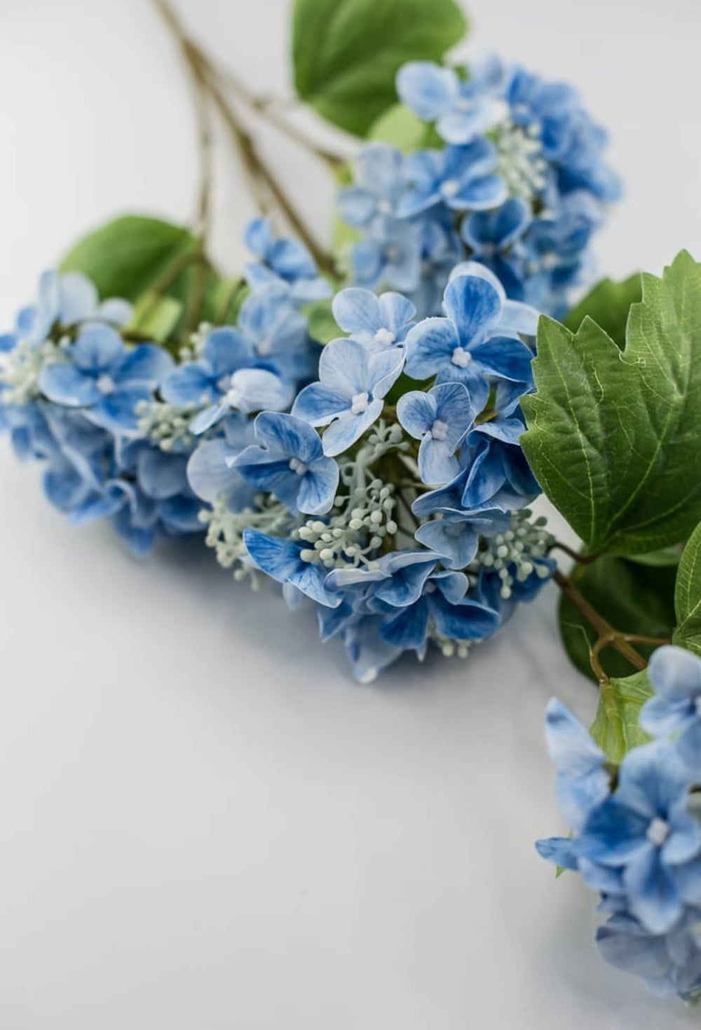 Real touch, snowball hydrangea spray - blue - Greenery Market21114-BL