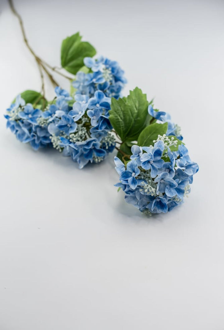 Real touch, snowball hydrangea spray - blue - Greenery Market21114-BL