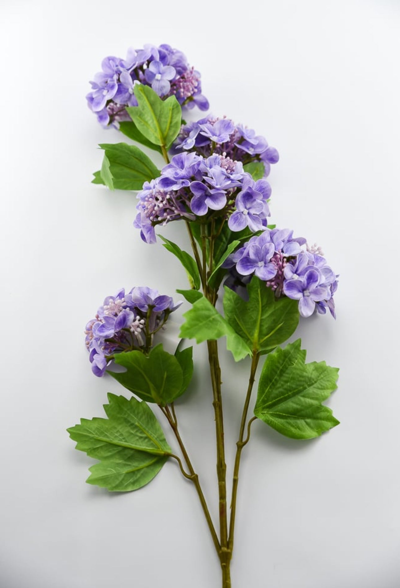 Real touch, snowball hydrangea spray - lavender - Greenery Market