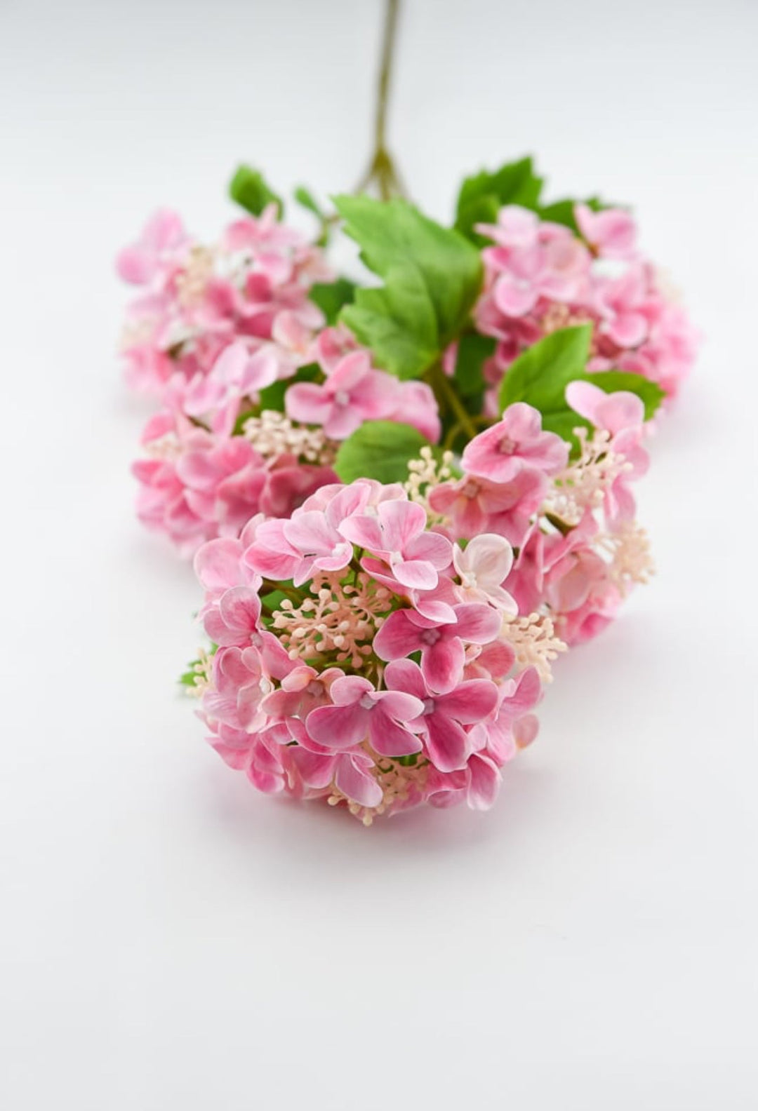 Real touch, snowball hydrangea spray - pink - Greenery Market21114-PK