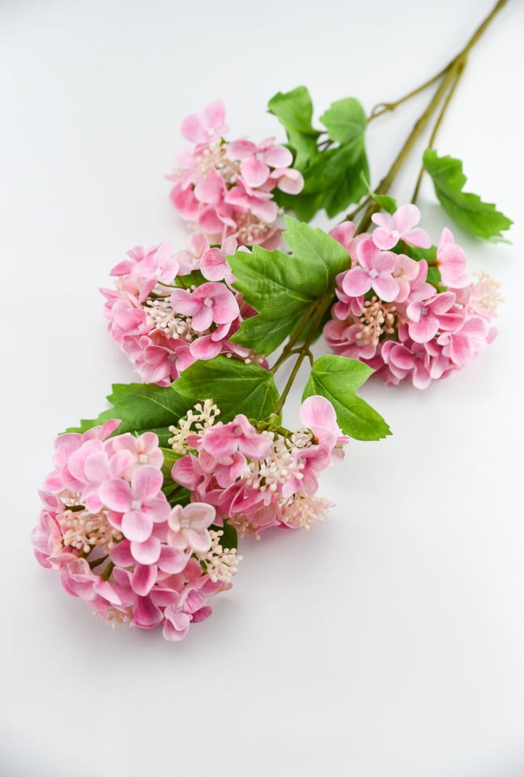 Real touch, snowball hydrangea spray - pink - Greenery Market21114-PK