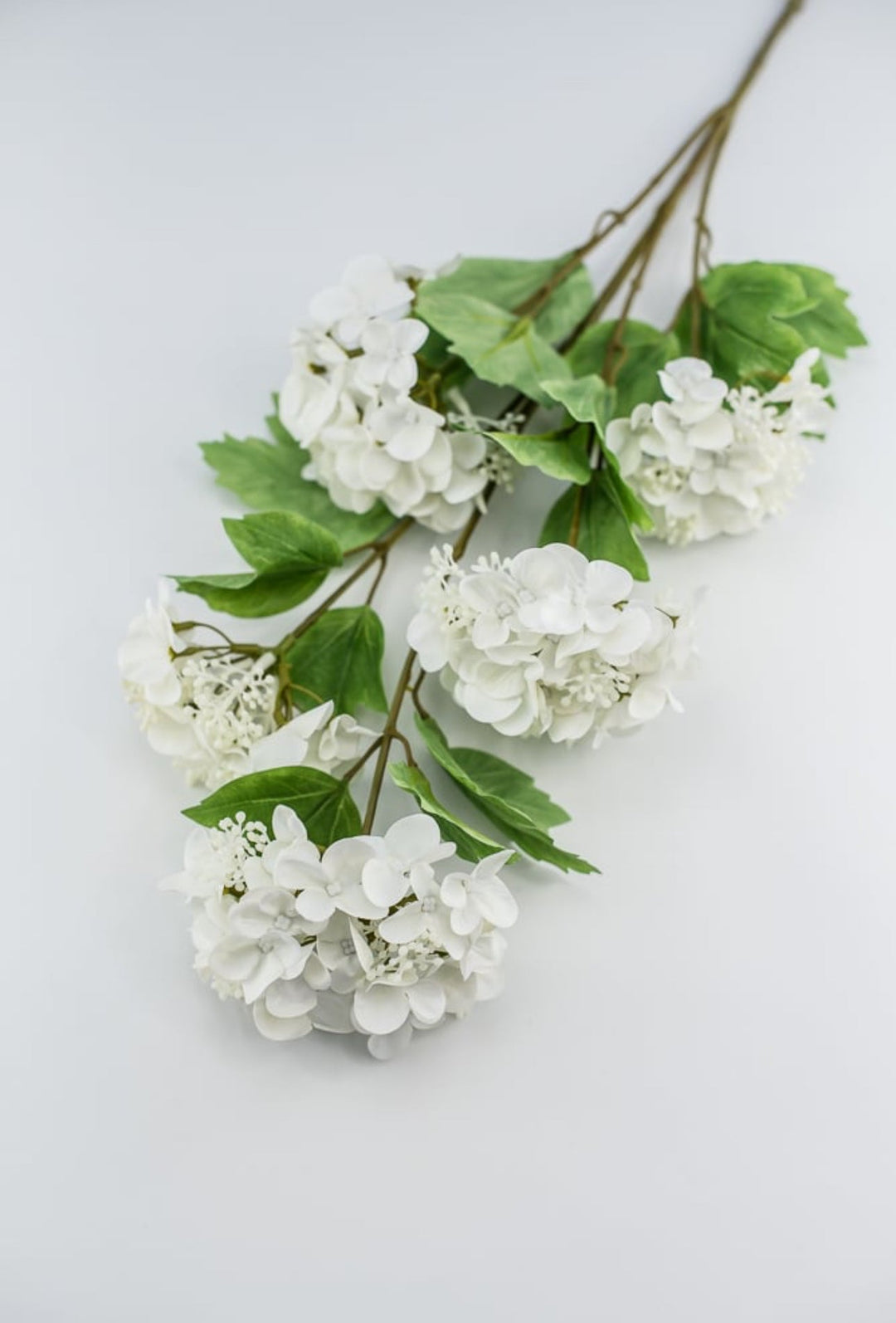 Real touch, snowball hydrangea spray - white - Greenery Market21114-CR