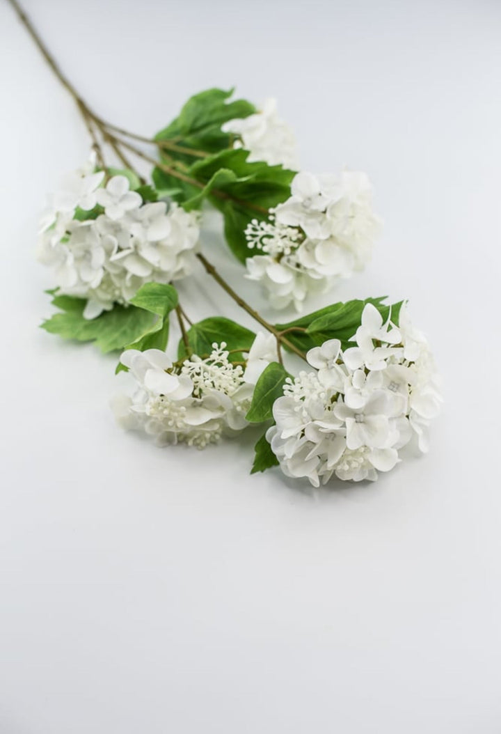 Real touch, snowball hydrangea spray - white - Greenery Market21114-CR